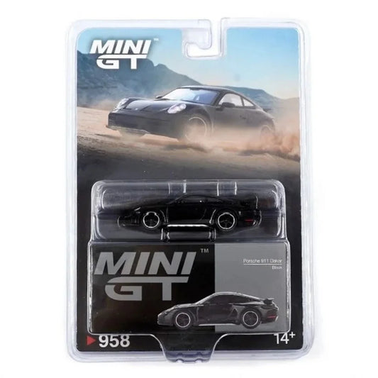 MİNİ GT 1/64 PORSCHE 911 DAKAR BLACK BLİSTER PAKET