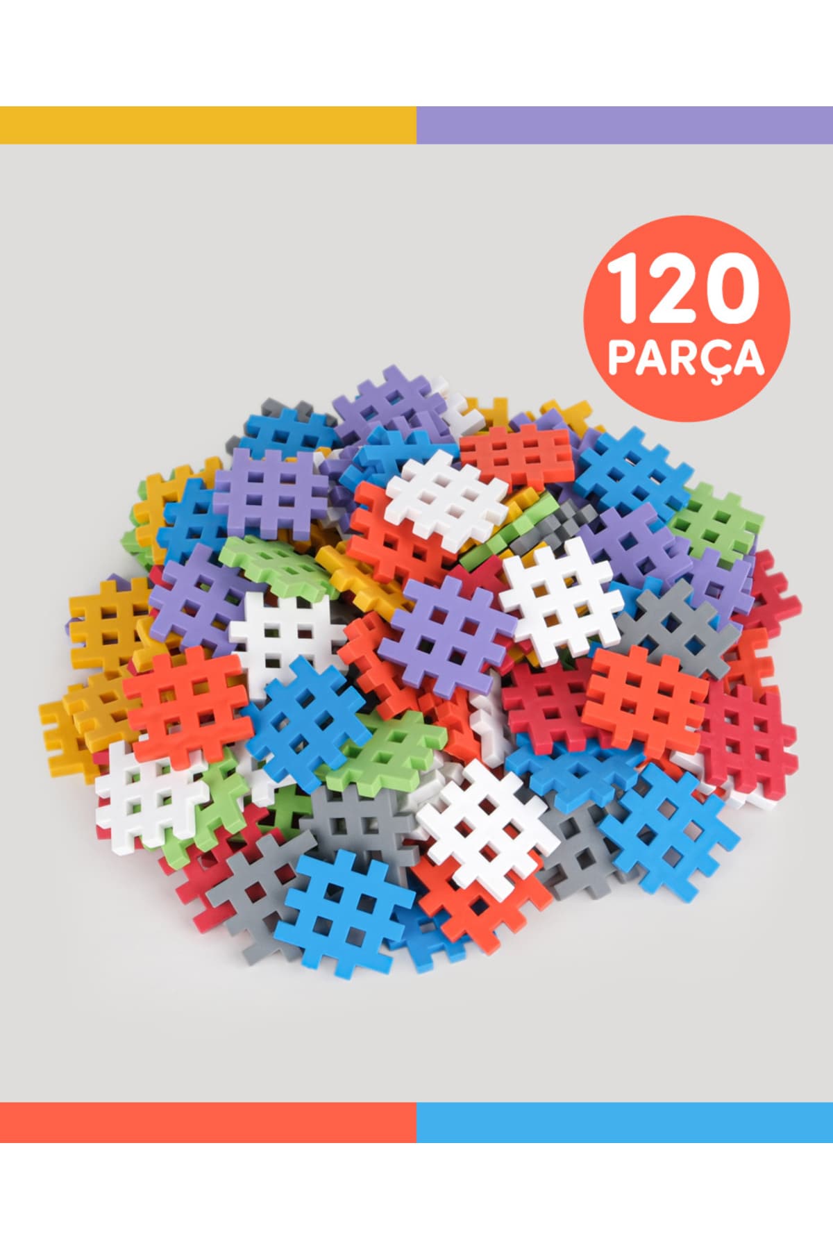 FlexiBlocks Yumuşak Akıllı Eğitici Bloklar 120 Parça
