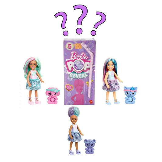 BARBİE CHELSEA POP REVEAL ATIŞTIRMALIK SERİSİ SÜRPRİZ PAKET