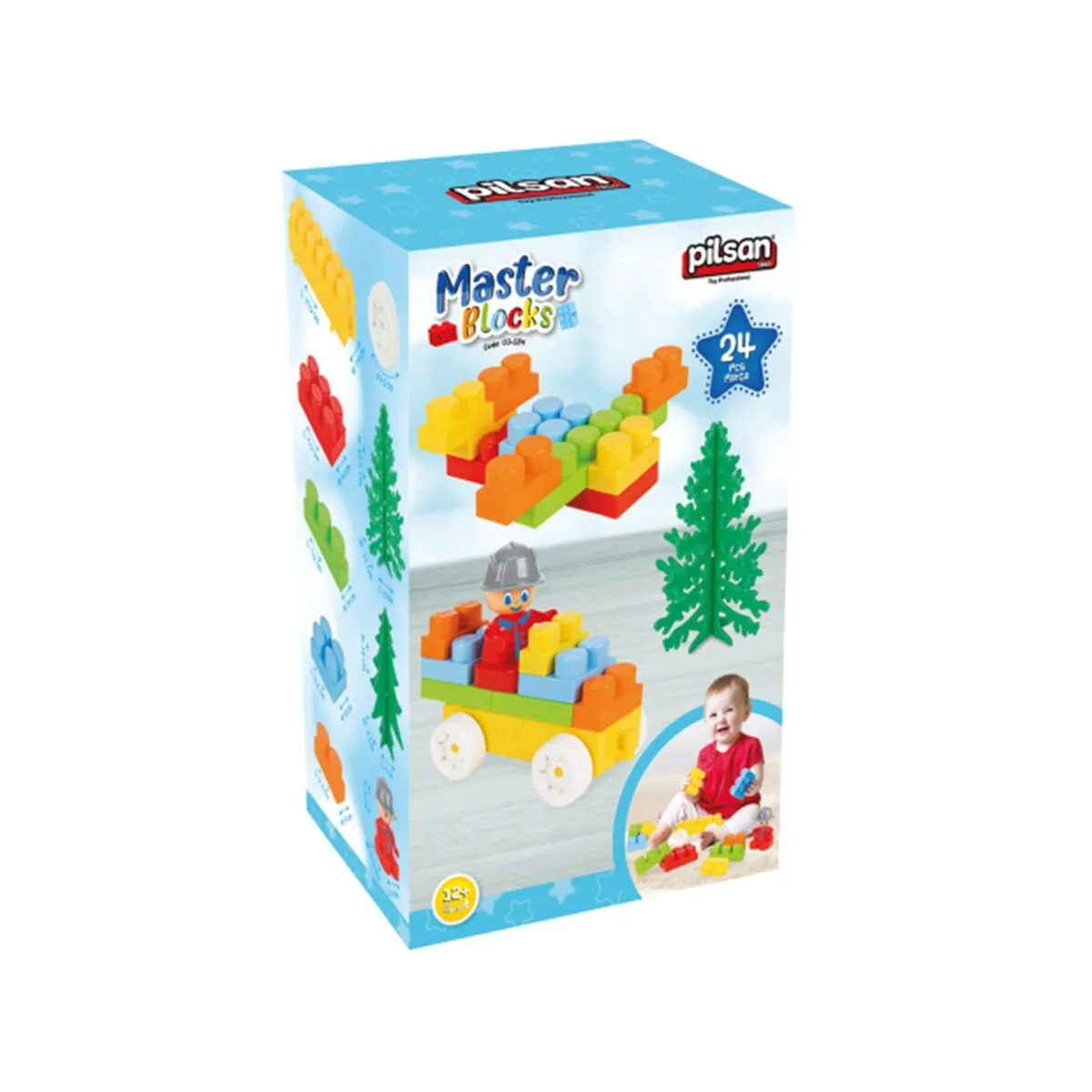 Aksesuarlı Master Bloklar 24 Parça