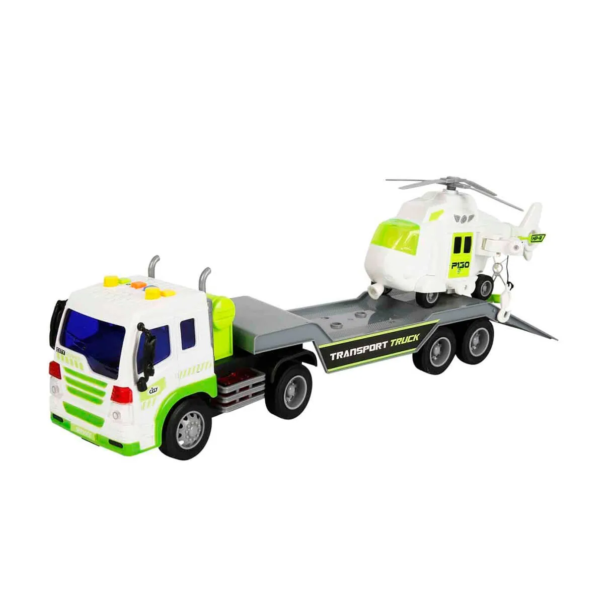 Maxx Wheels 1:16 Transporter Uçak Helikopter Ses Işık 40 Cm — görsel 2