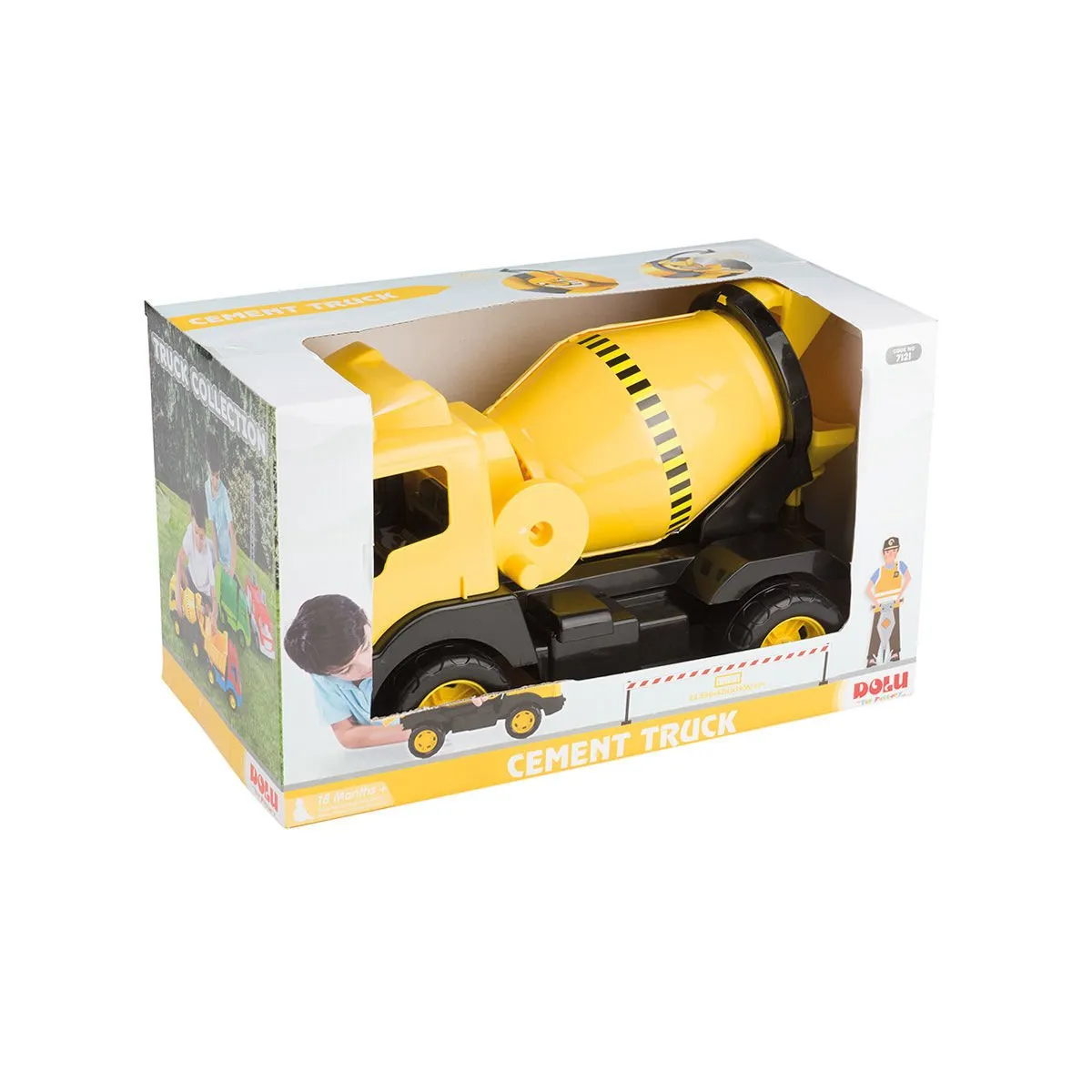 Oyuncak -Cımento Kamyonu Pencelı Kutuda 42 Cm