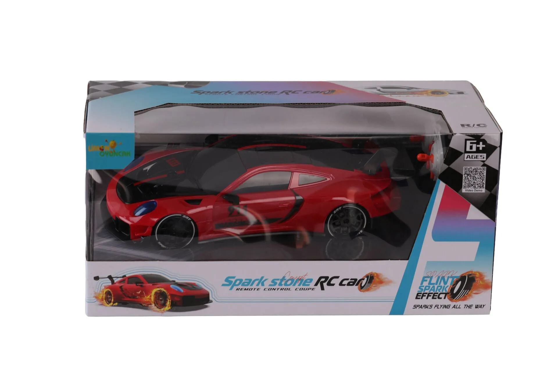 Drift Kıvılcım Şarjlı Uzaktan Kumandalı Kırmızı Araba