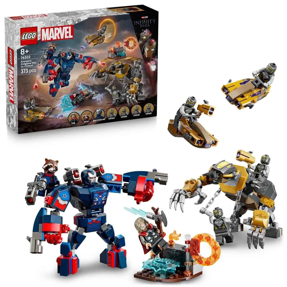 Lego Marvel Avengers: Endgame Thor, Chitauriye Karşı 373 parça +8 yaş