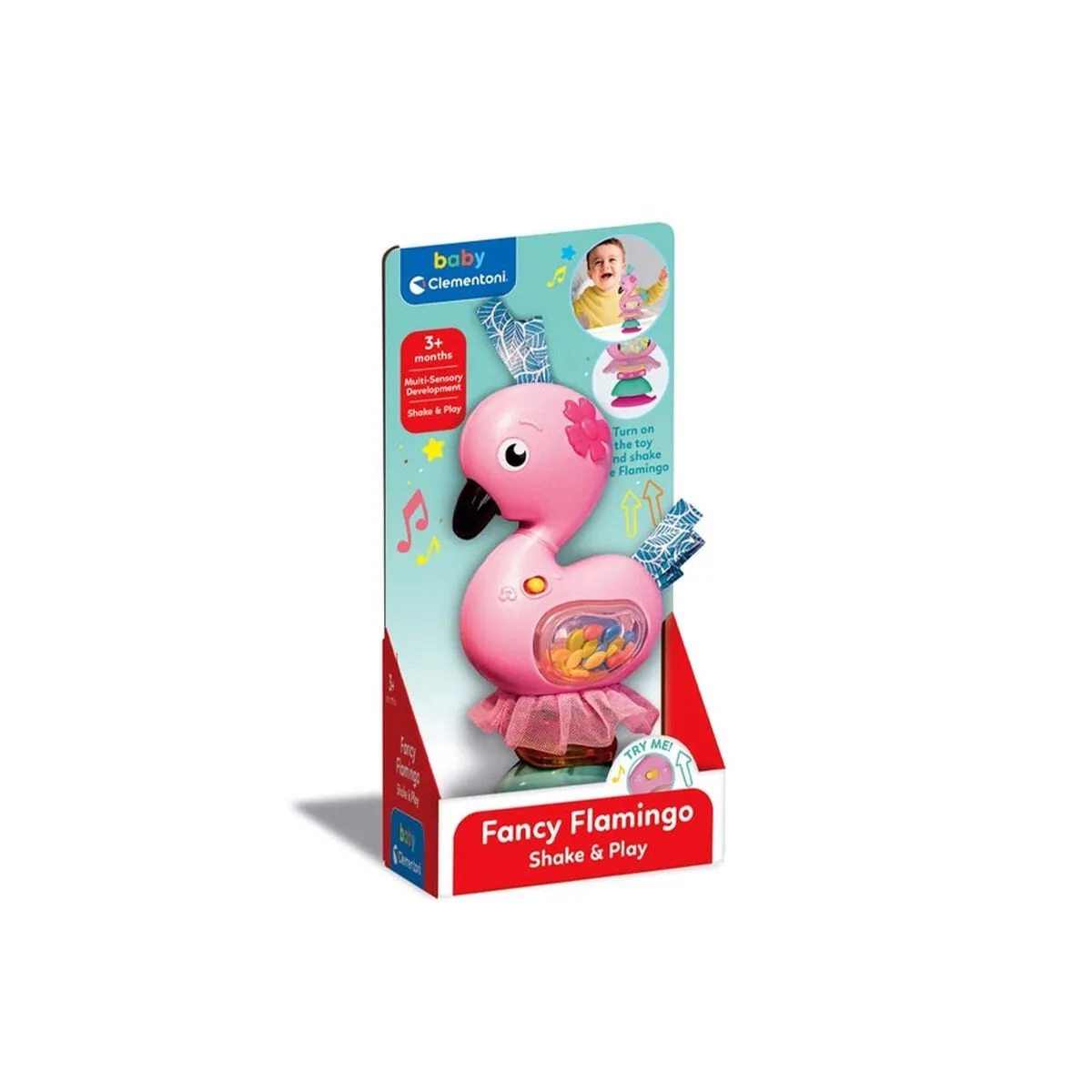 Baby Clementoni - İnteraktif Flamingo Oyuncak