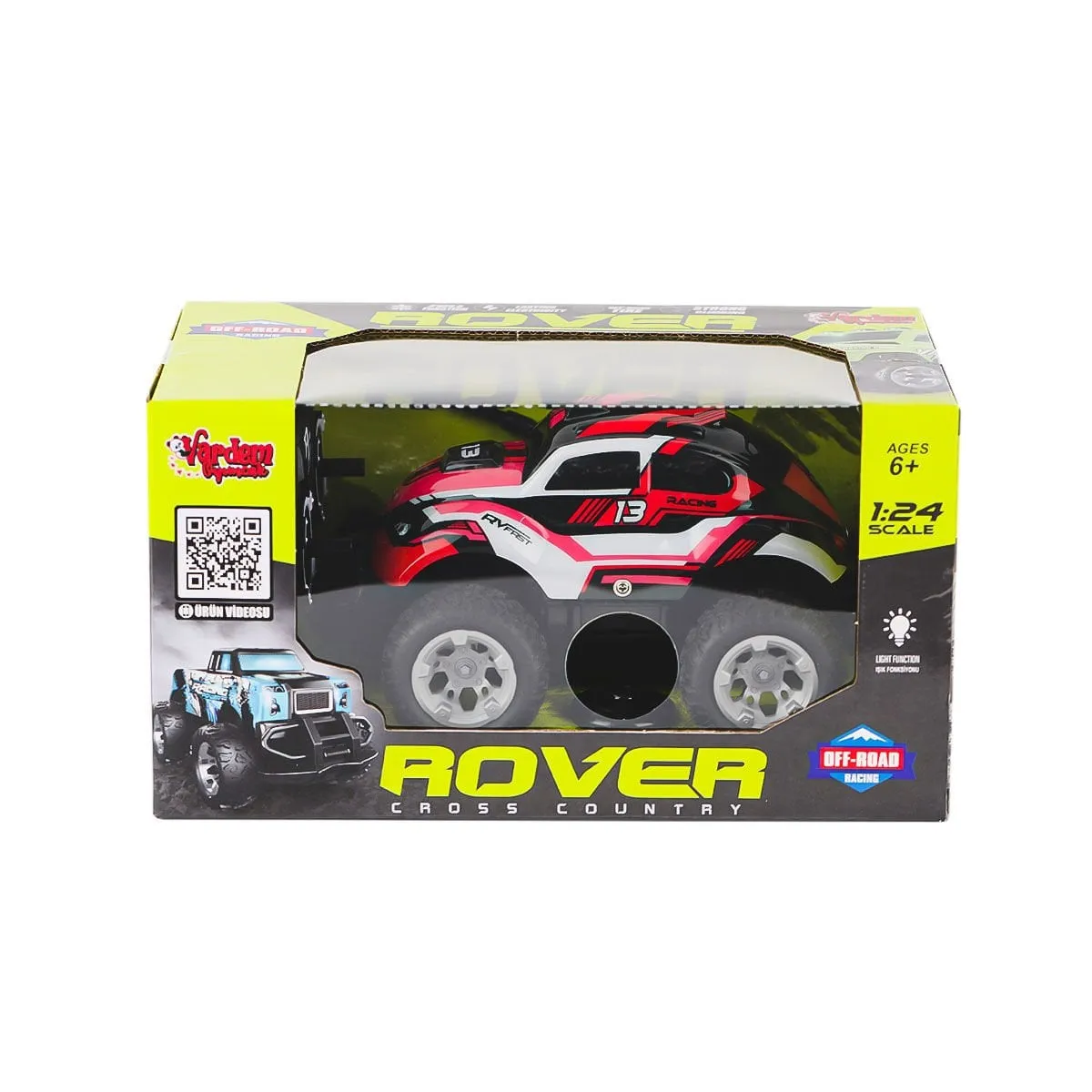 666-842-3-4-5-6-7 Kumandalı Şarjlı Rover Off Road Işıklı araba 1:24 -Vardem Oyuncak