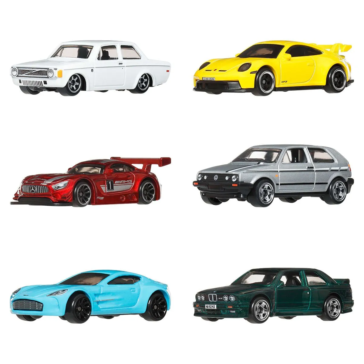 Hot Wheels Euro Style 6lı Araç Paketi 1:64 — görsel 6