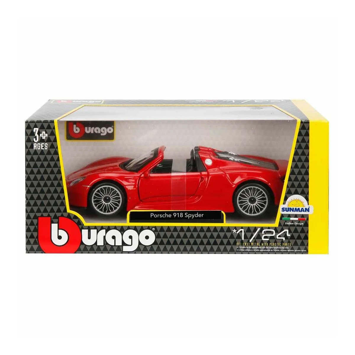 1:24 Porsche 918 Spyder Model Araba -Sunman