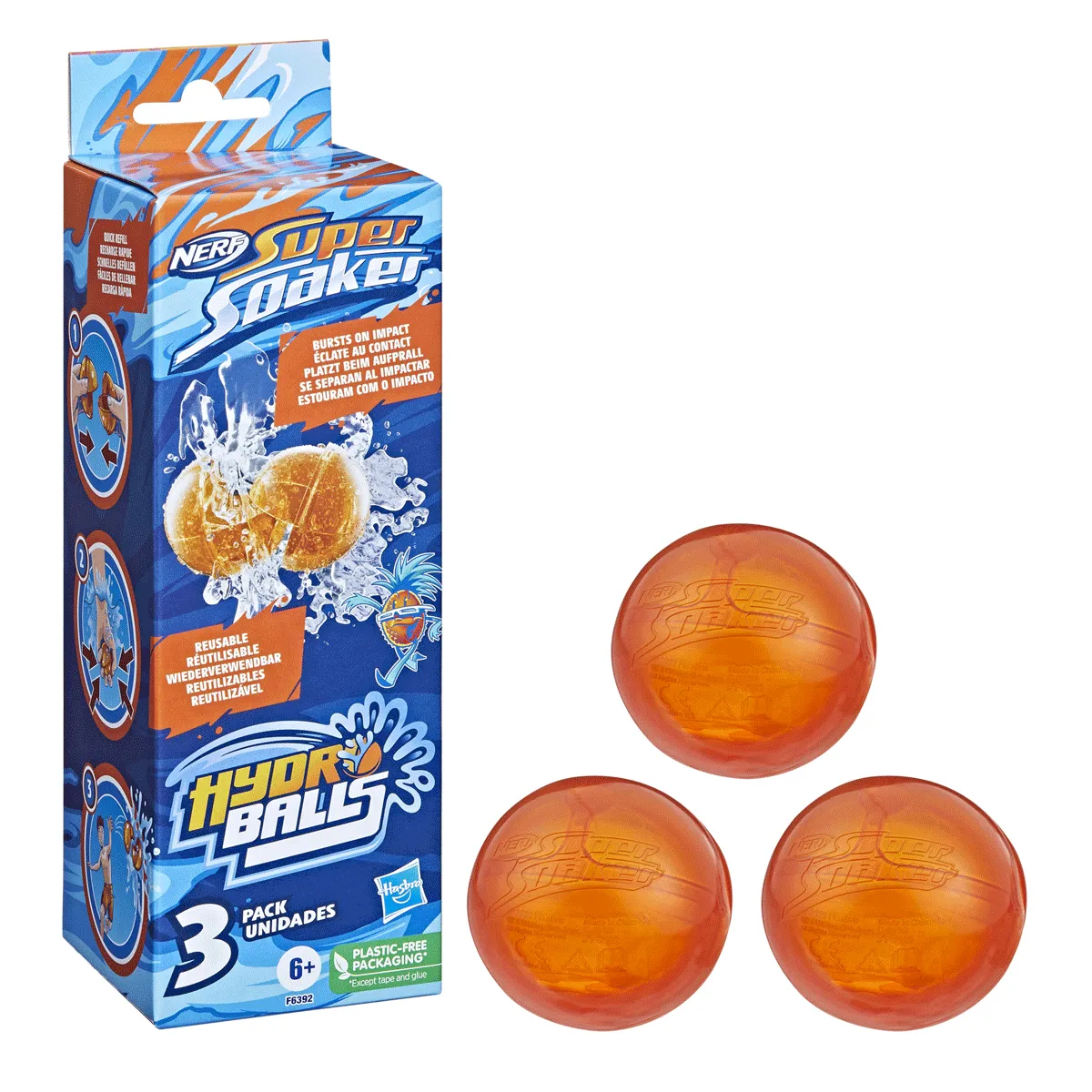 Nerf Super Soaker Hydro Balls 3lü +6 yaş — görsel 4