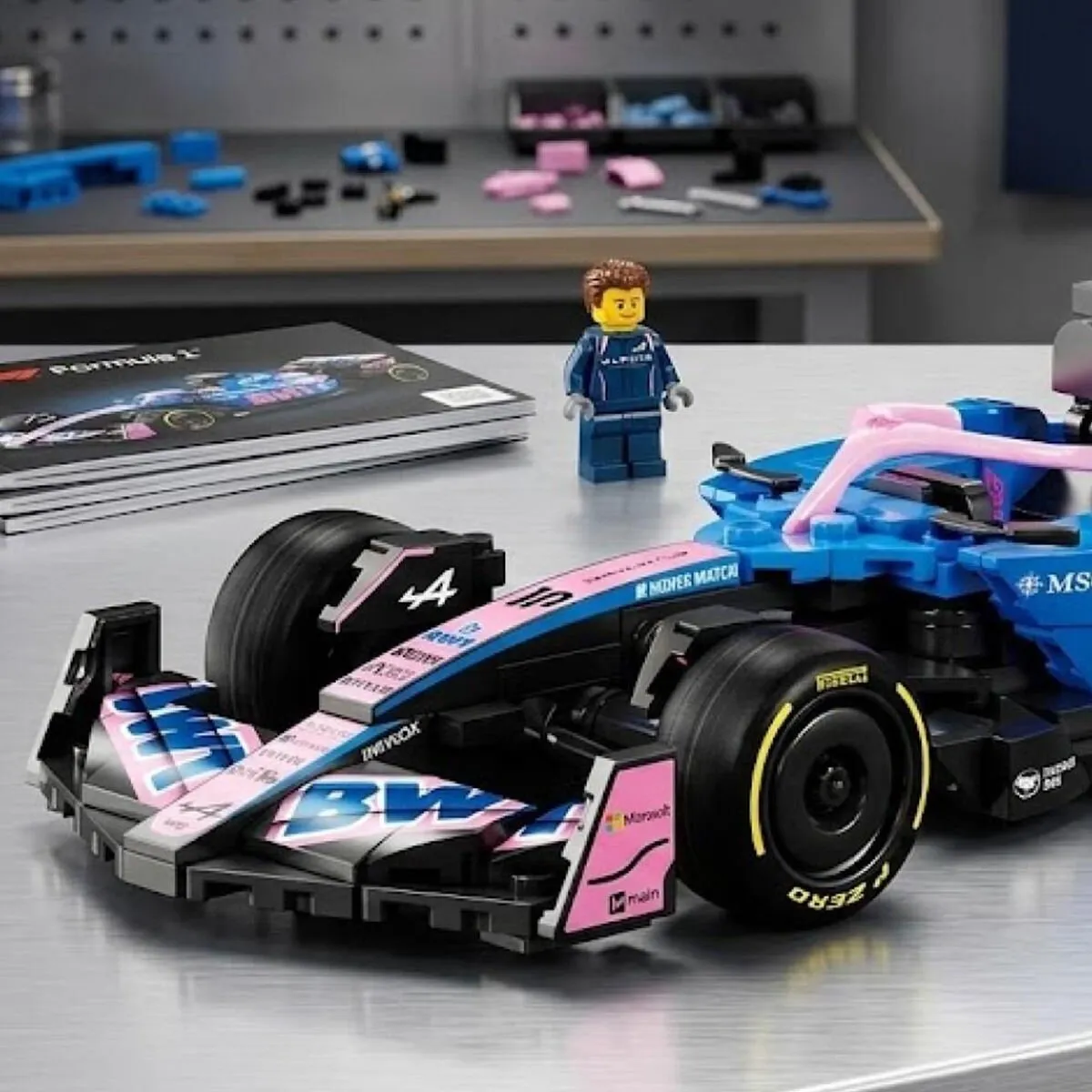 Cada 2025 Alpine F1 300 Parça Block Oyuncak — görsel 2
