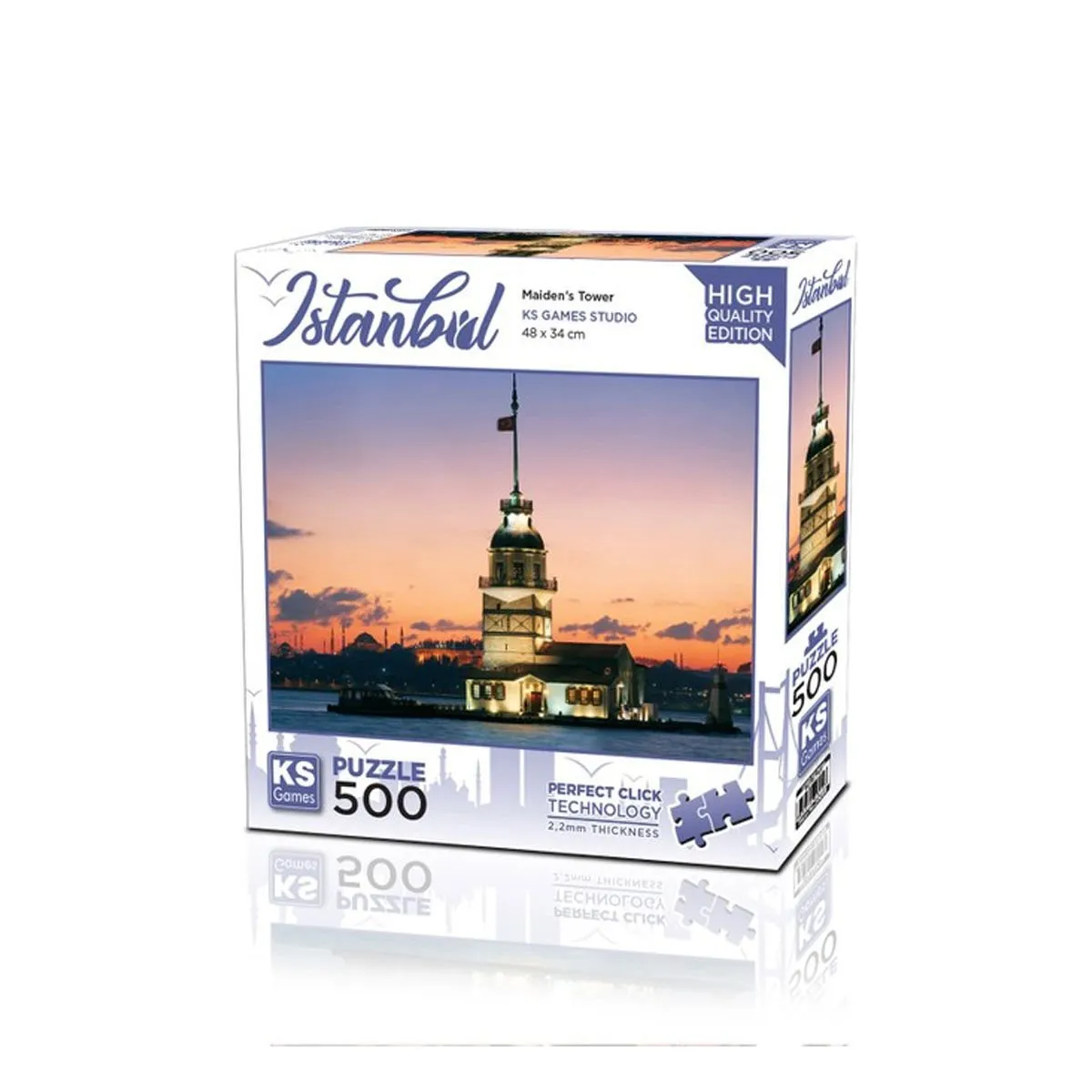 Kız Kulesi Gün İstanbul 500 Parça Puzzle -KS Puzzle