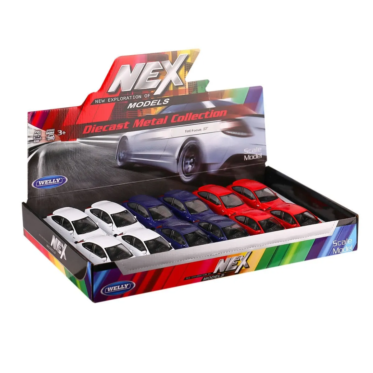 Welly Ford Focus Çek Bırak Metal Araba — görsel 5