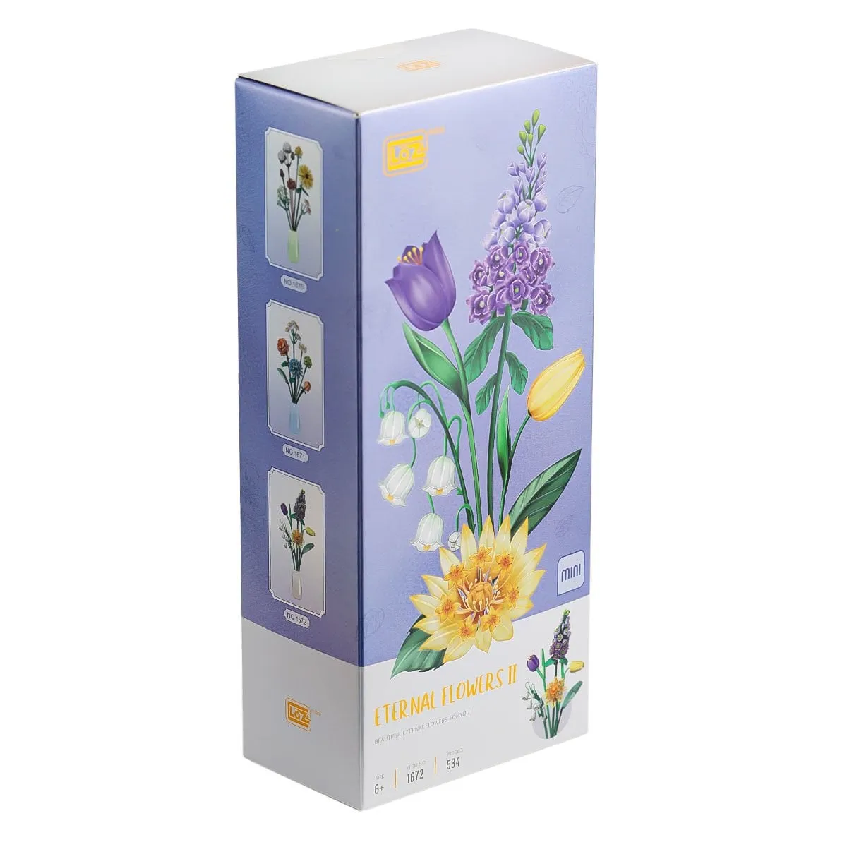 LOZ Eternal Flowers Serisi - ''Çiçekli Sabah, Ay Işıklı Akşam'' 534 Parça Yapım Seti