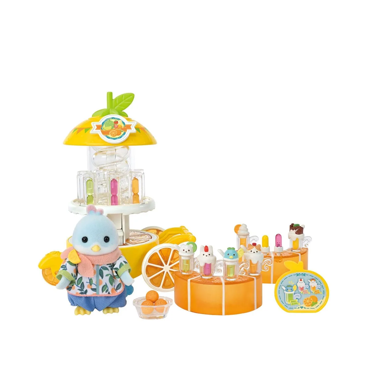 Sylvanian Families Citrus Kuş Ailesi Meyve Suyu Standı +3 yaş