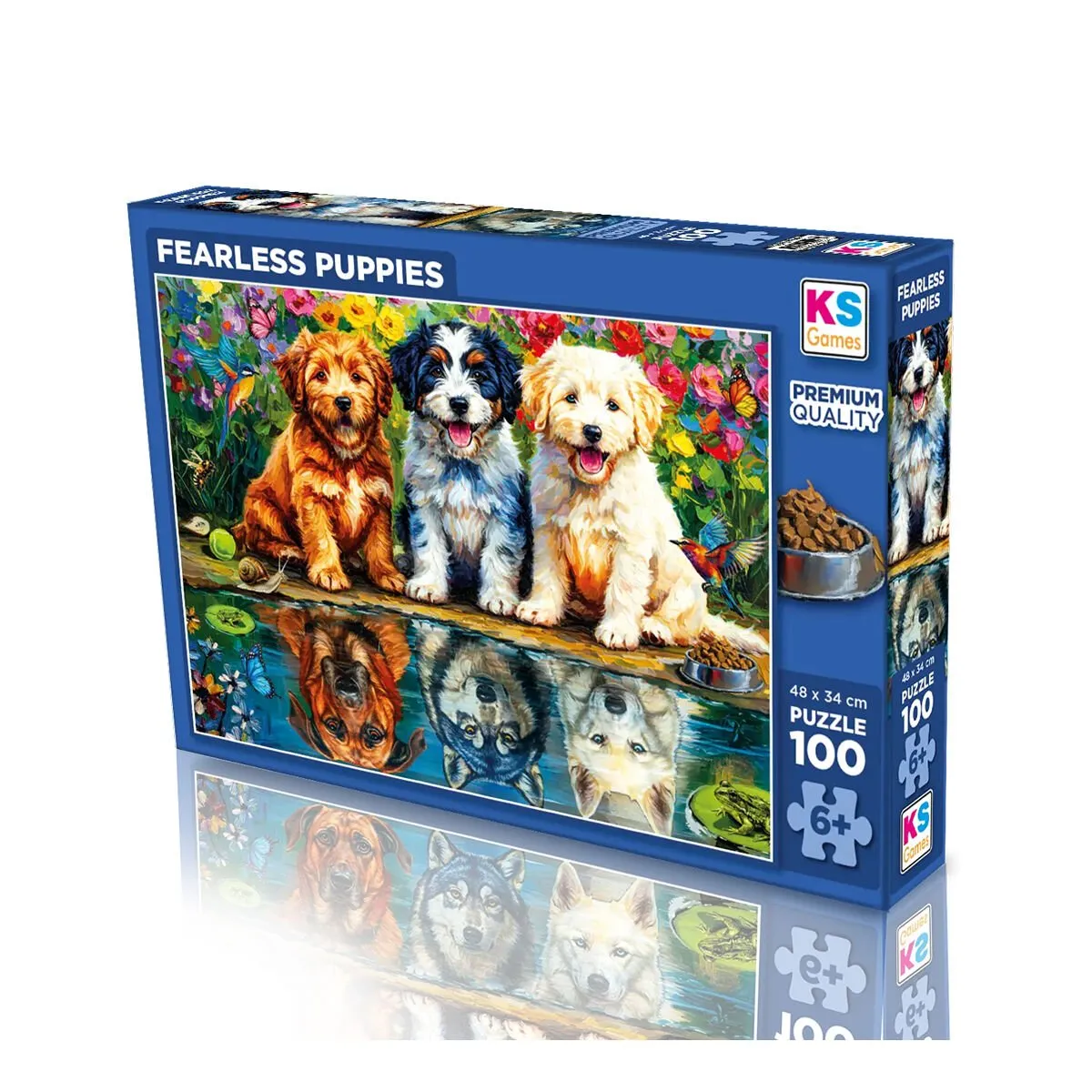 FEARLESS PUPPIES 100 PARÇA PUZZLE