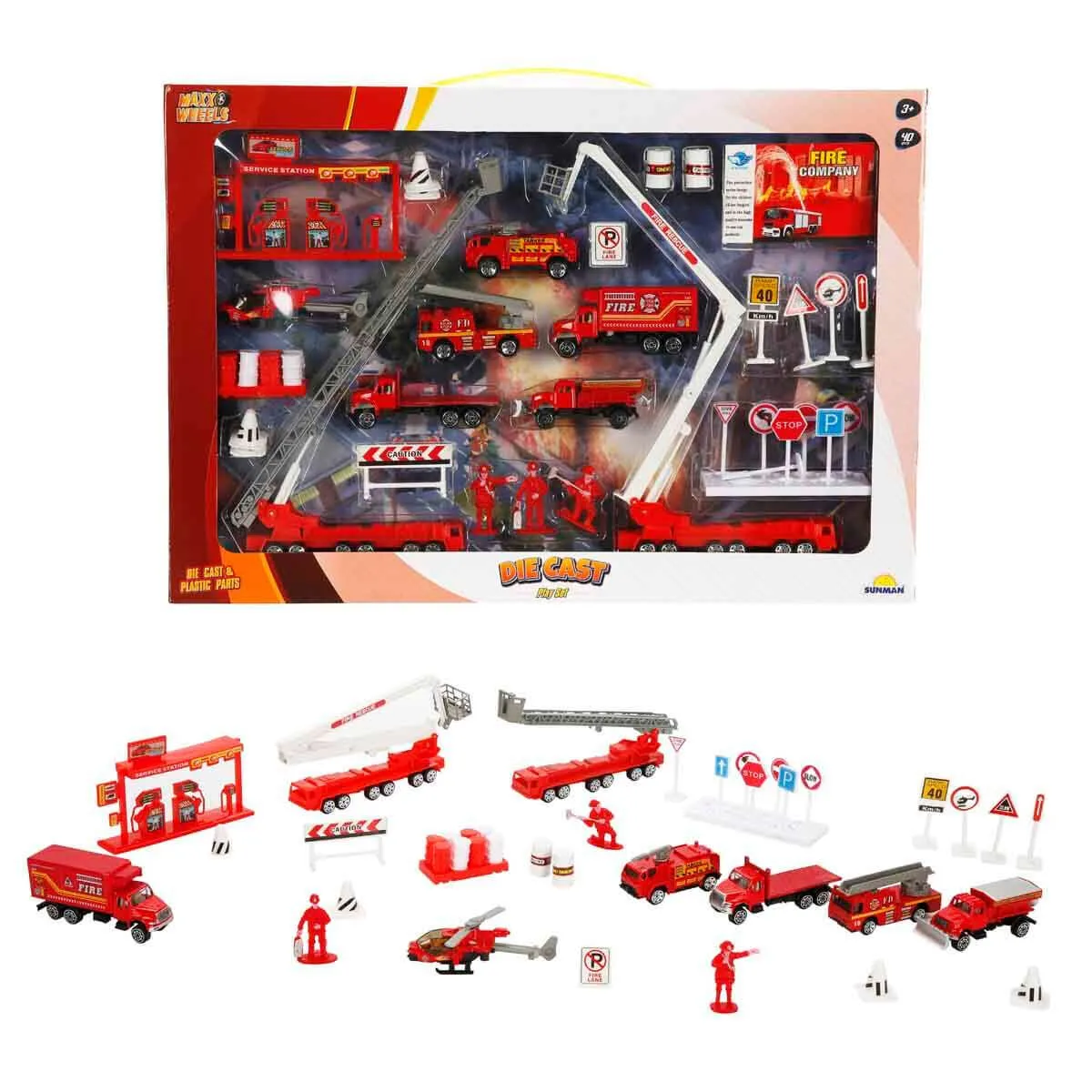 SUN-YFN-MXX-DC OYUN SET İTAFİYE POLİS HAVALİMANI 40 PRÇ BYK 3A — görsel 2