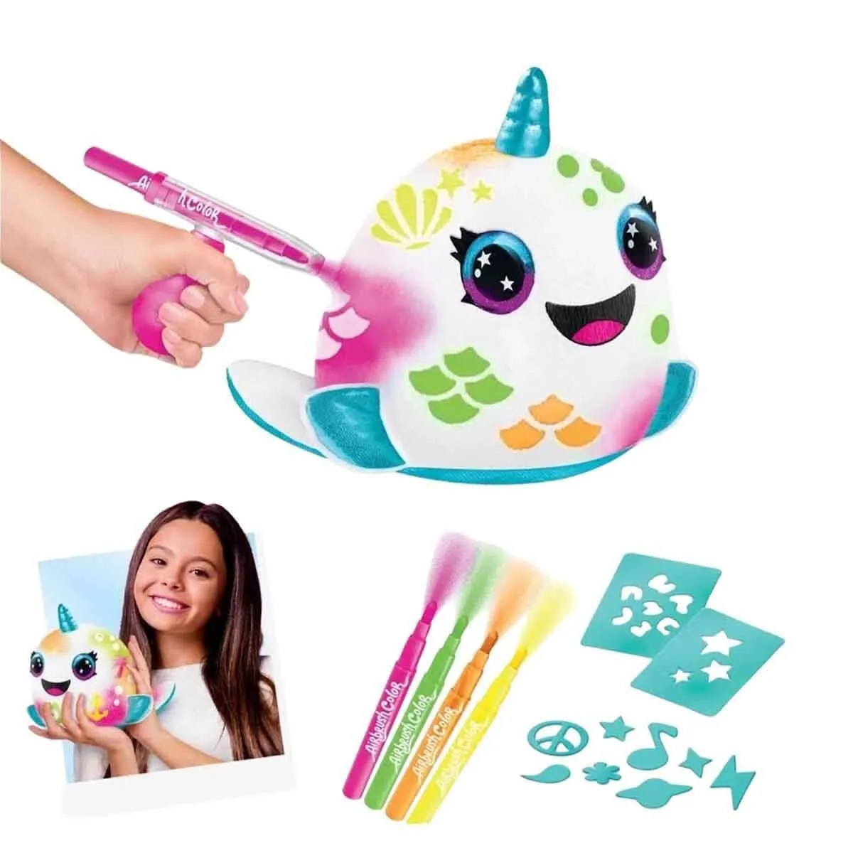 Sunman Airbrush Peluş Boyama Seti — görsel 5