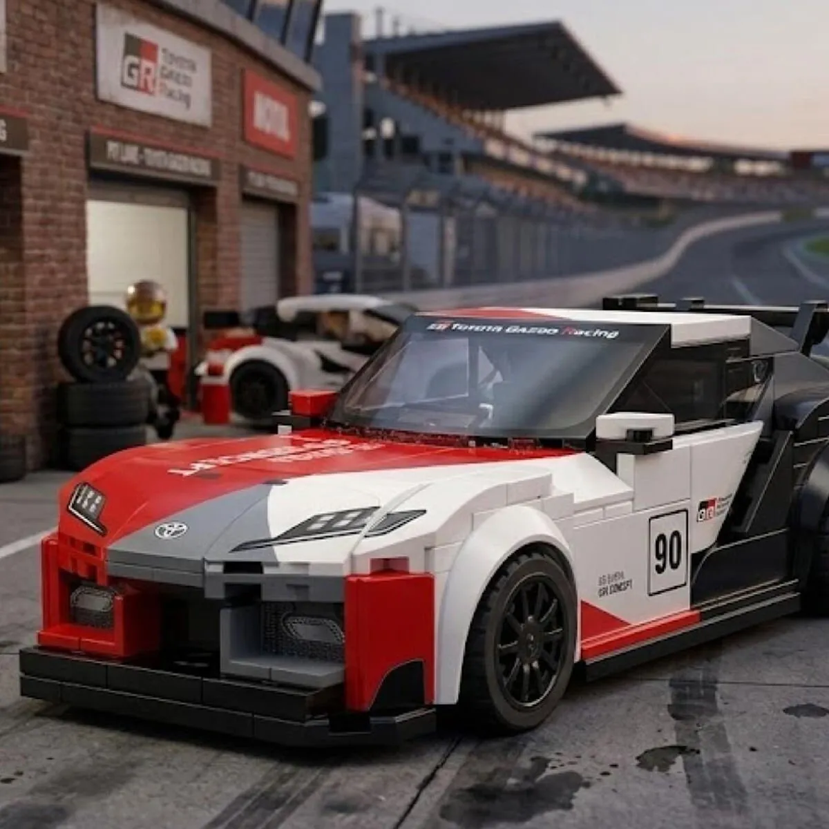 Cada Toyota Gr Supra GT4 324 Parça Block Oyuncak — görsel 2