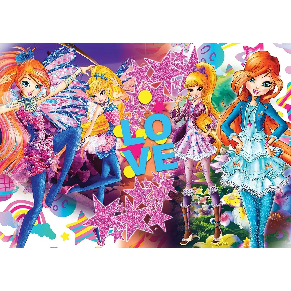 Winx 200 Parça Puzzle — görsel 2
