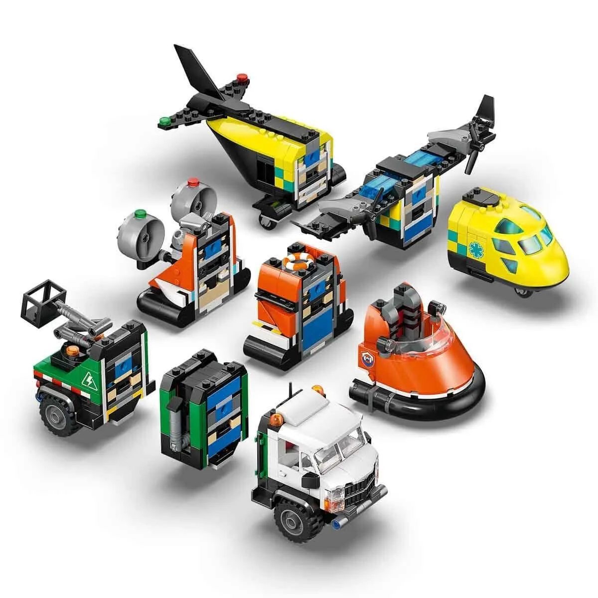 Lego City Uçak, Servis Kamyonu ve Hoverkraft 990 parça +7 yaş — görsel 3