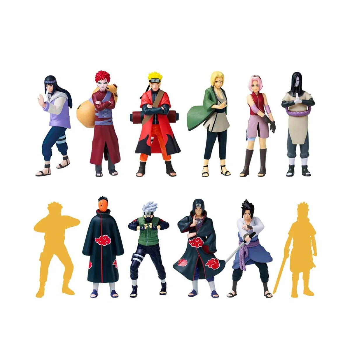 PMI NSH2080S NARUTO 12Lİ KOLEKSŞYON FİGÜR SETİ ASORTİ — görsel 2