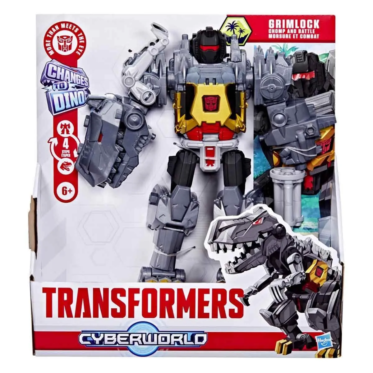 Transformers Cyberworld Grimlock Chomp And Battle Aksiyon Figürü — görsel 6