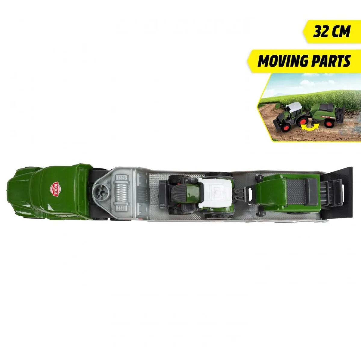 Fendt Micro Farm Truck freewheel Mack Truck trailer with Fendt tract — görsel 3