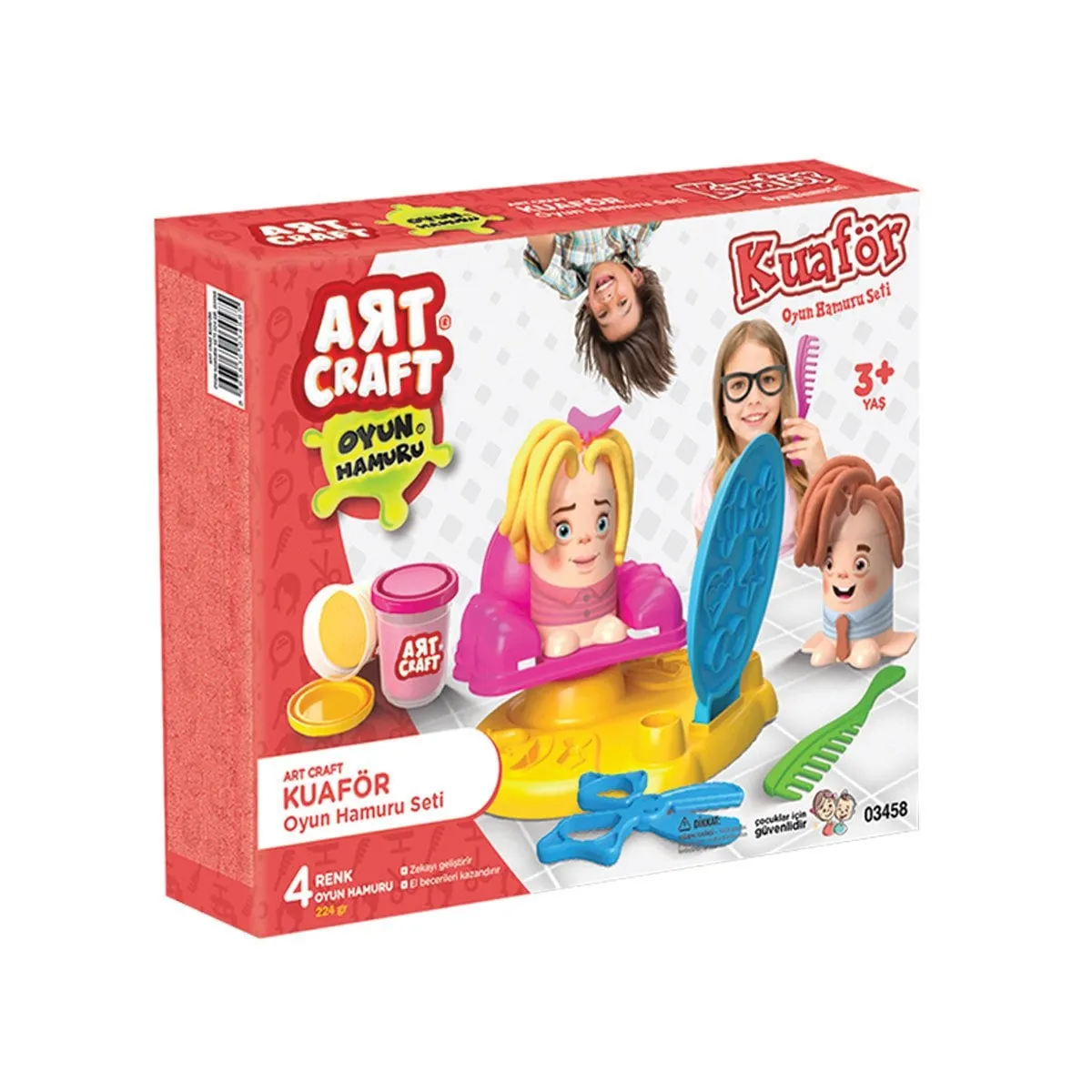 Kuaför Oyun Hamur Set — görsel 3