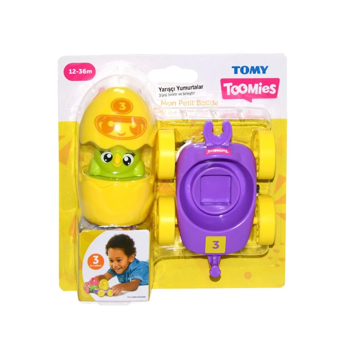 Tomy - Yarışcı Yumurtalar 12-36 ay