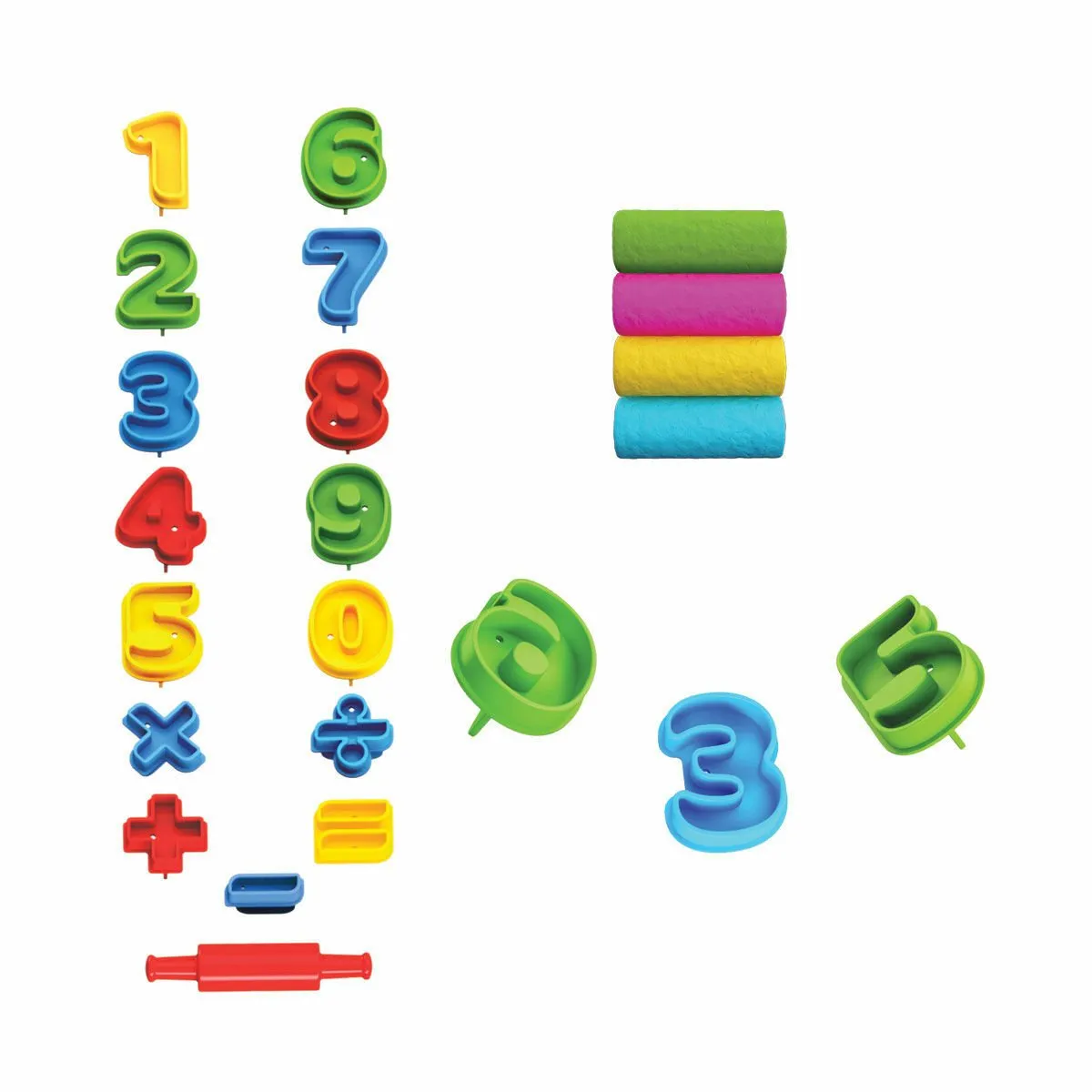 3D Rakamlar Hamur Set 200GR — görsel 2