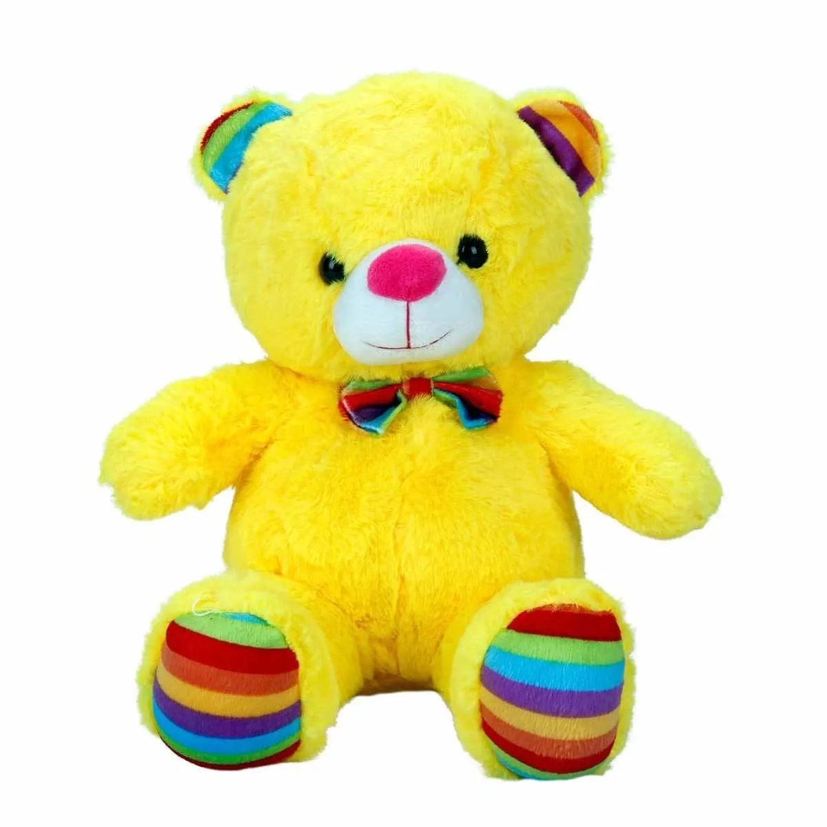 Sunman Kurdeleli Renkli Peluş Ayı 30 cm — görsel 4