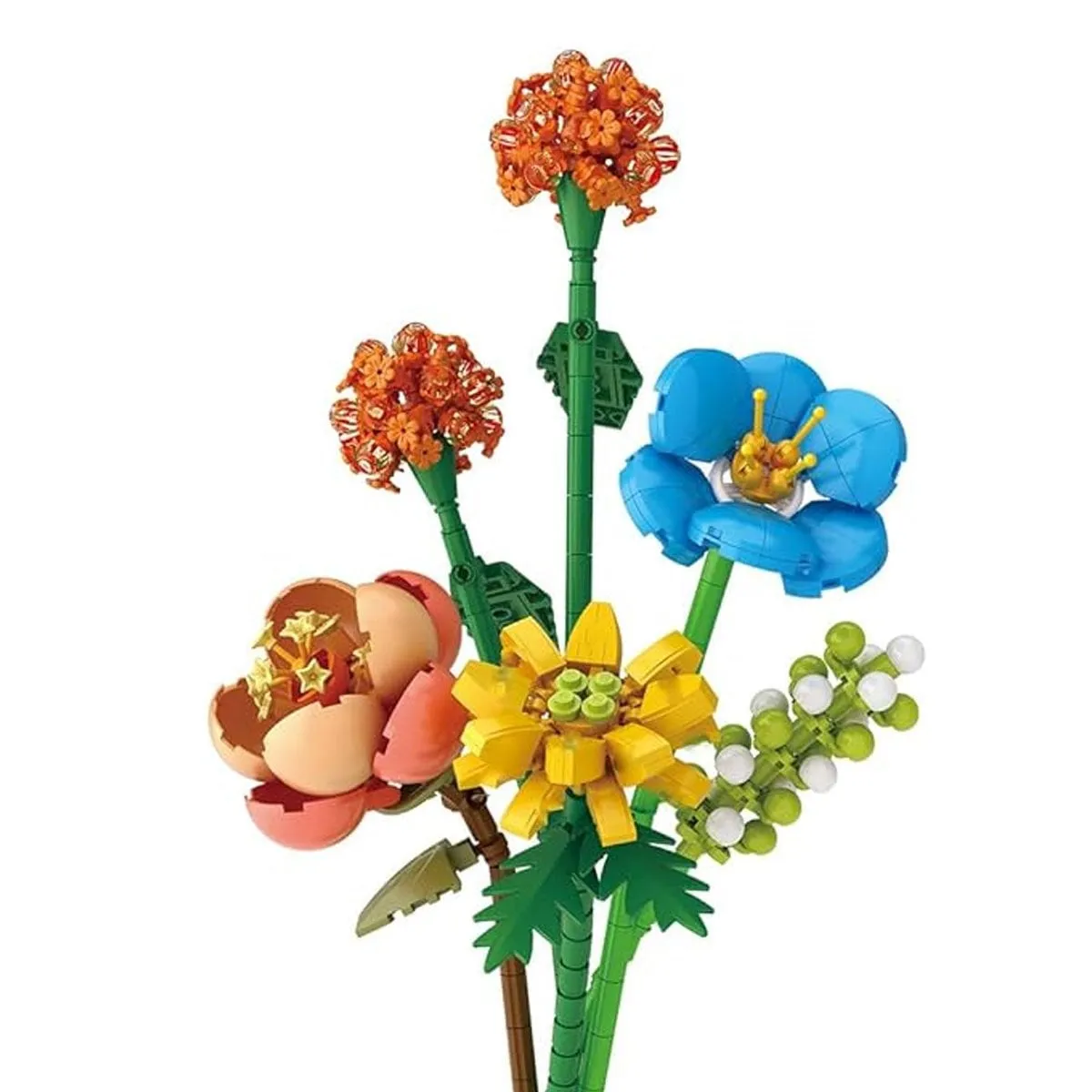 LOZ Eternal Flowers Serisi - ''Alacakaranlık Turuncu Işık'' 633 Parça Yapım Seti — görsel 2