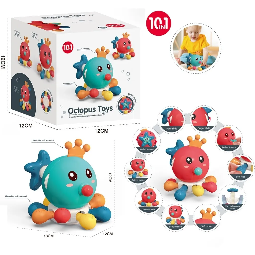 10 In 1 Dıs Kasıyıcılı Ahtapot