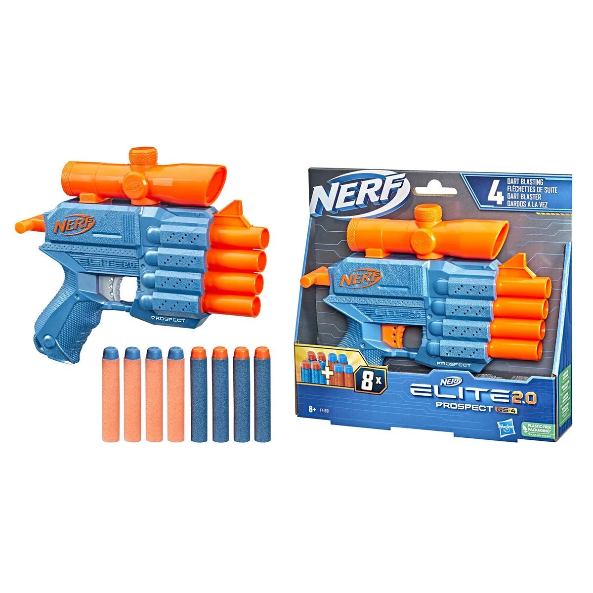 Nerf Elite 2.0 Prospect QS-4 Dart Tabancası +8 Yaş — görsel 2