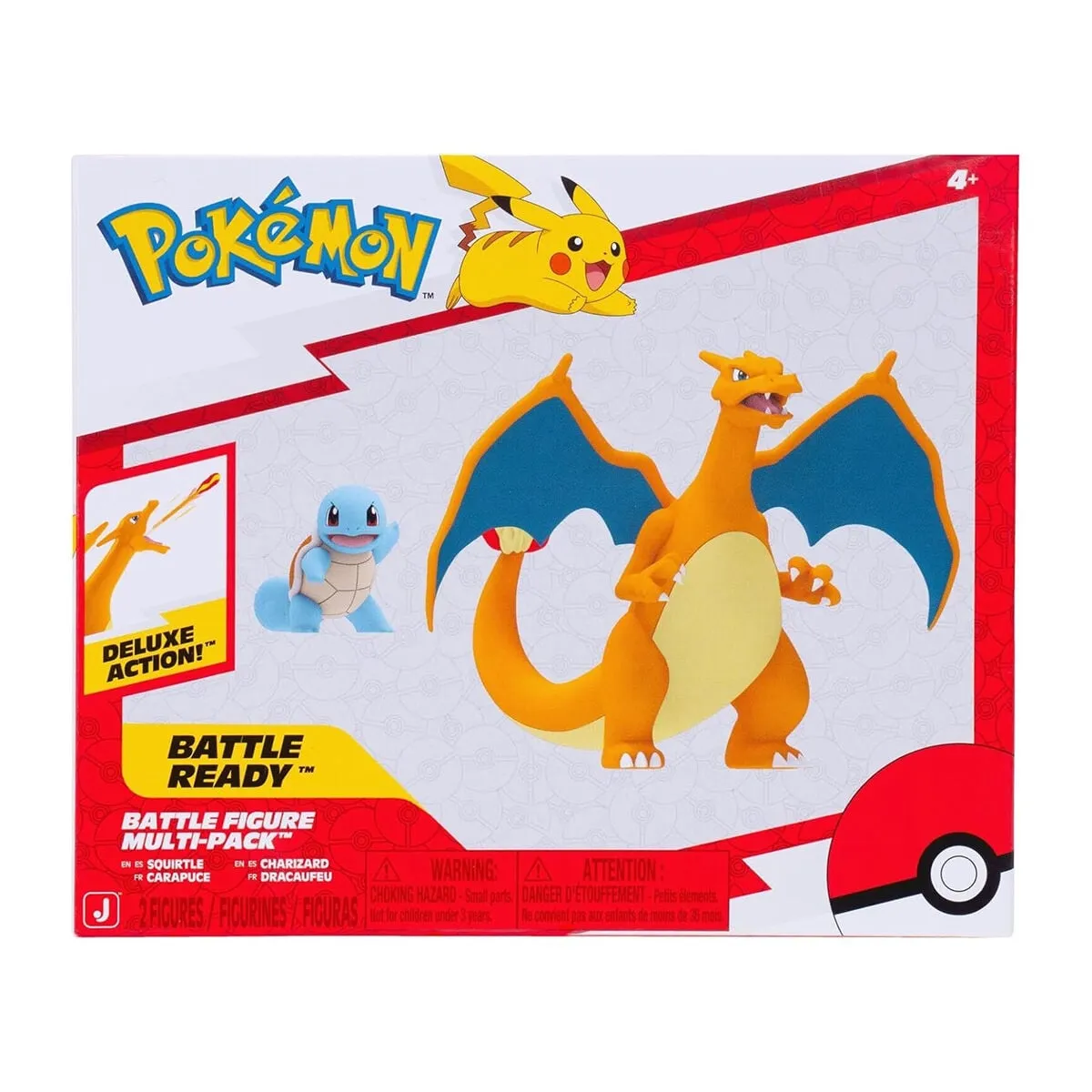 POK PKW2283 Pokemon Battle 2li Figür - Squirtle Charmander — görsel 4
