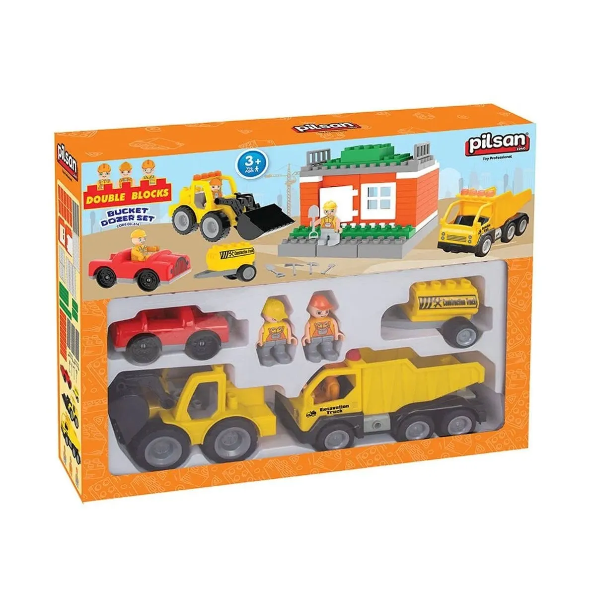 614 Pilsan Double Bloklar Kepçeli Dozer