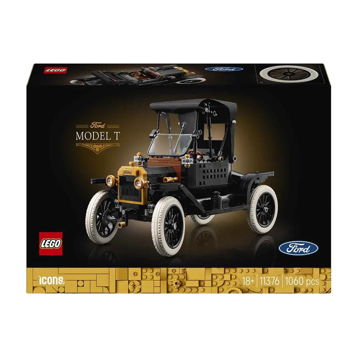 Lego icons Ford Model T 1060 parça +18 yaş — görsel 7
