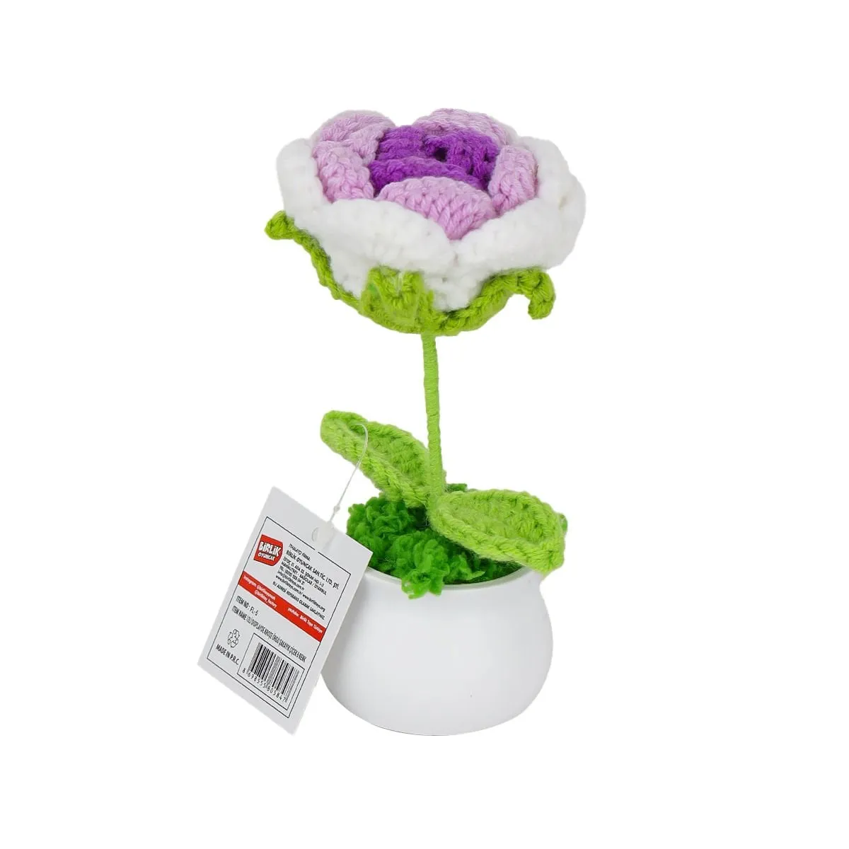 Birlik Toys 5 Adet Örgü Şakayık Çiçek (5) — görsel 3