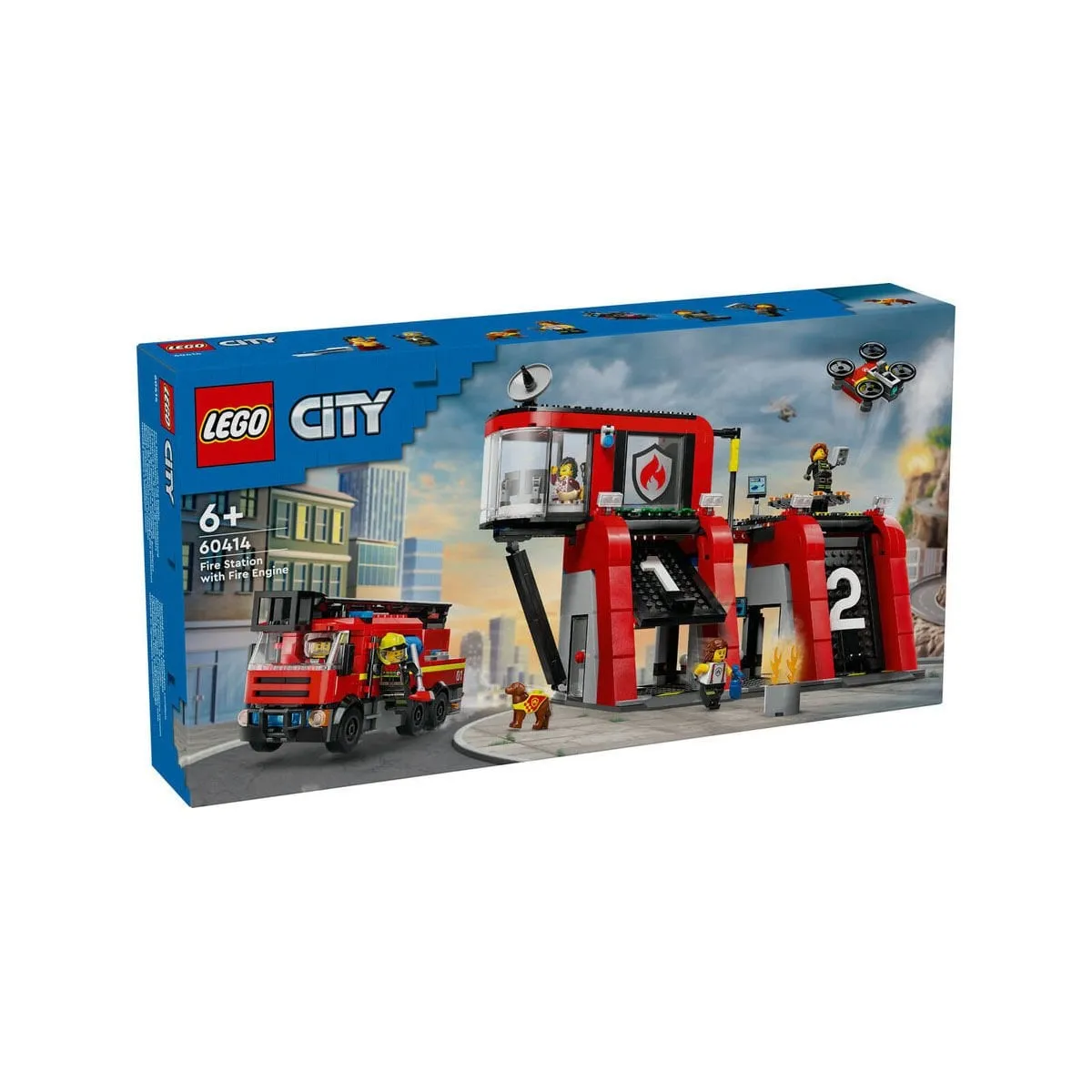 Lego City İtfaiye Kamyon ve İtfaiye Merkezi 843 parça +6 yaş