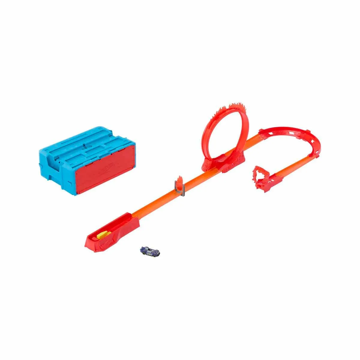 Hot Wheels Track Builder Alev Temalı Akrobasi Seti — görsel 2