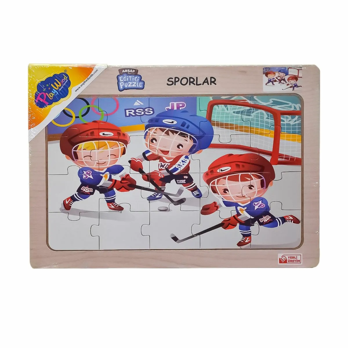 Onyıl Ahşap Eğitici Sporlar Puzzle — görsel 2