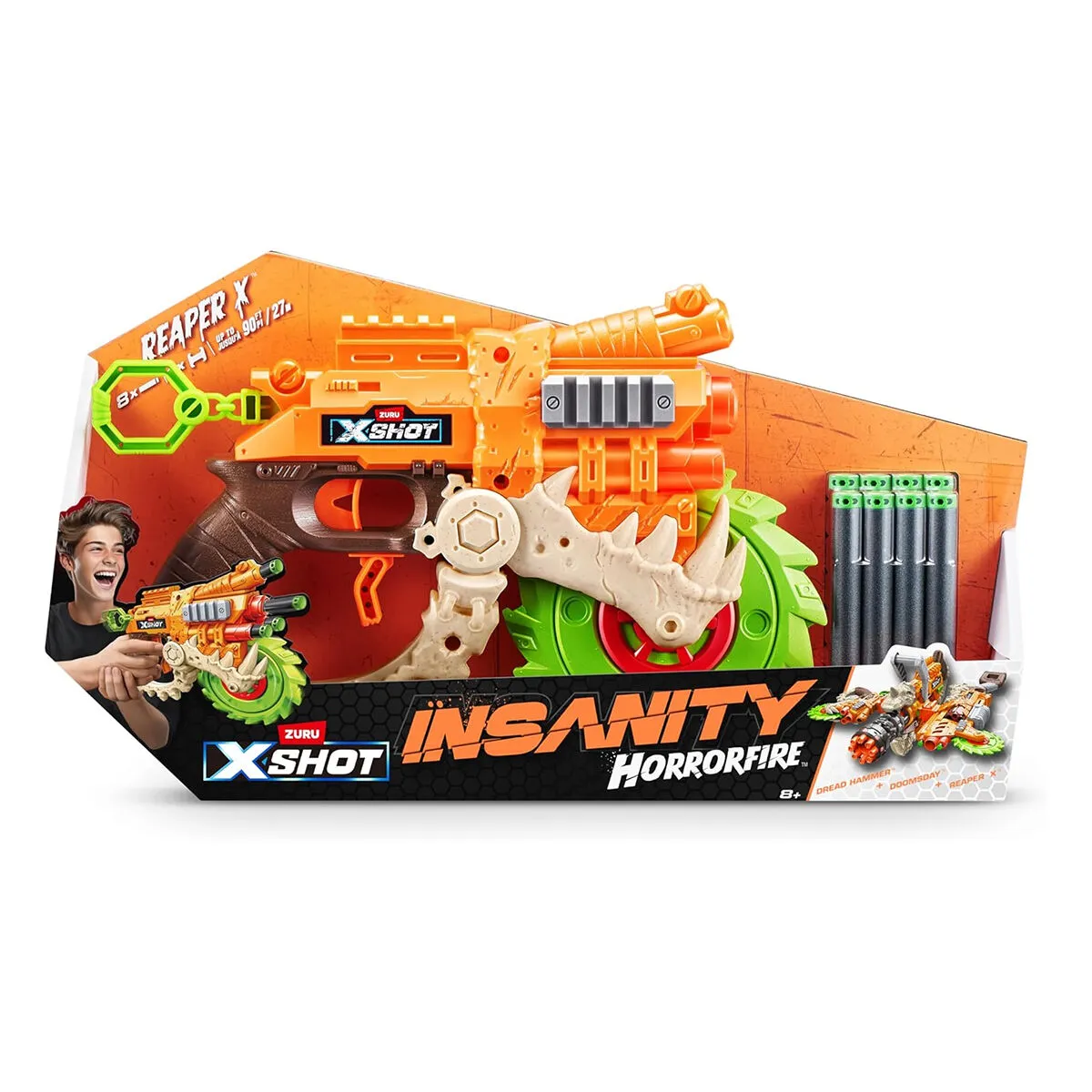 X-Shot SÜNGER ATAN SİLAH 8 MERMİLİ — görsel 6