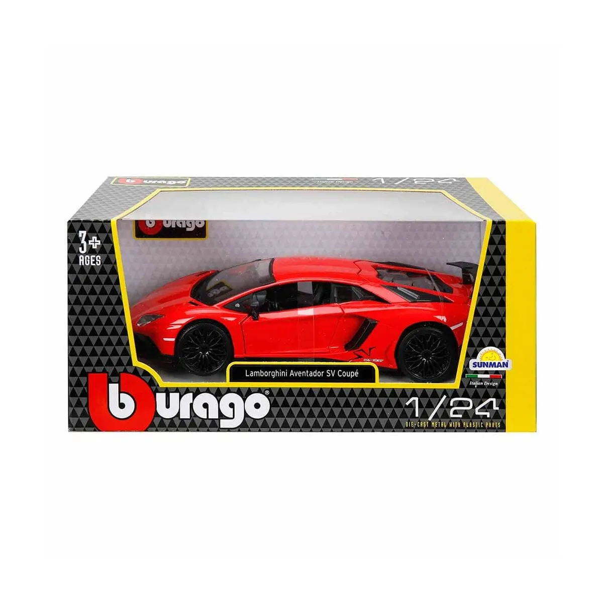 SUN-BUR-1 24 LAMBORGHINI AVENTADOR SV COUPE KRMZ