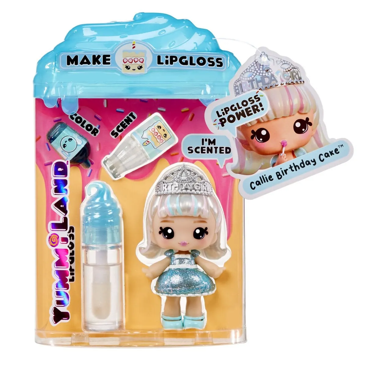 Yummiland Callie Birthday Cake Bebeği ve Dudak Parlatıcısı