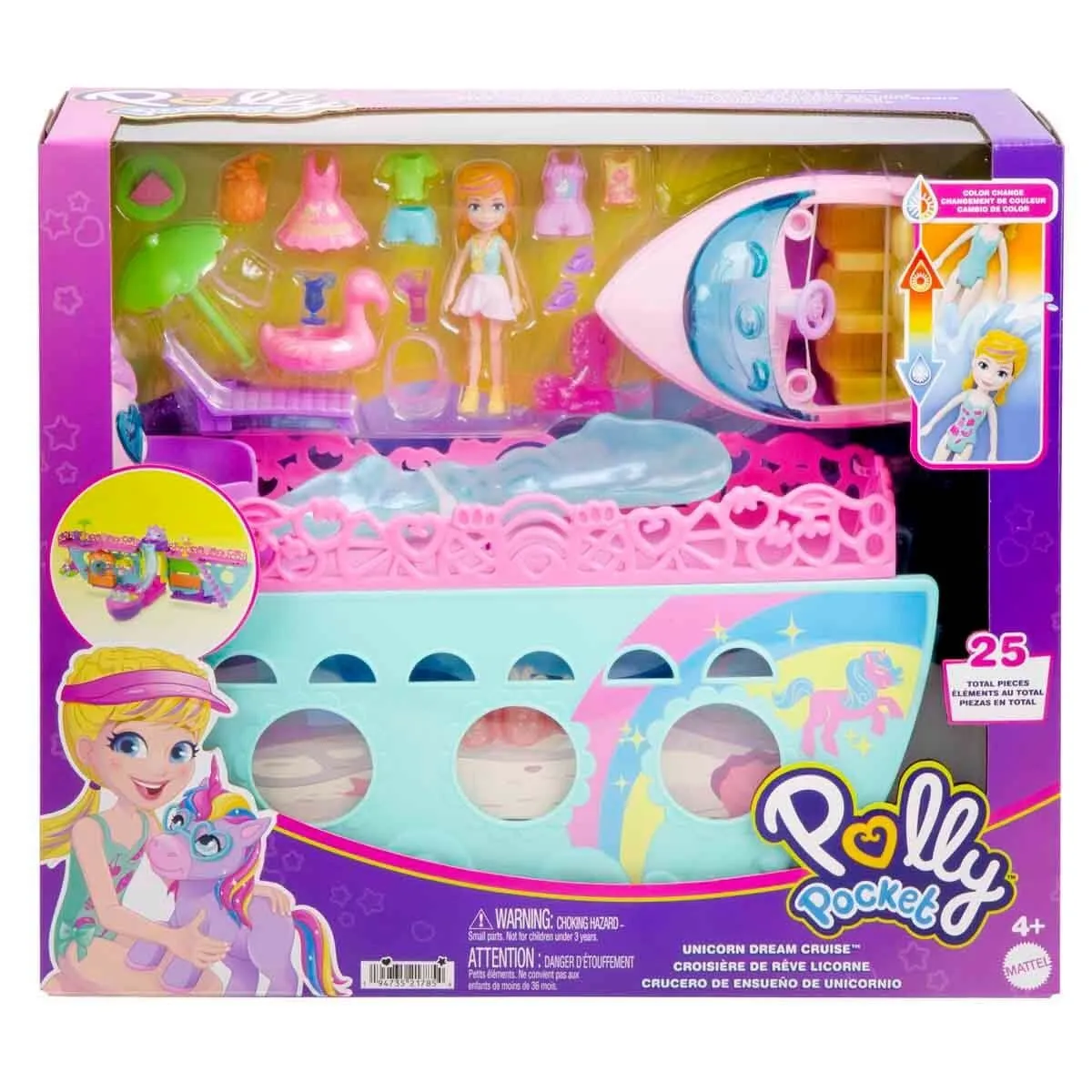 Polly Pocket Unicorn Bot Oyun Seti