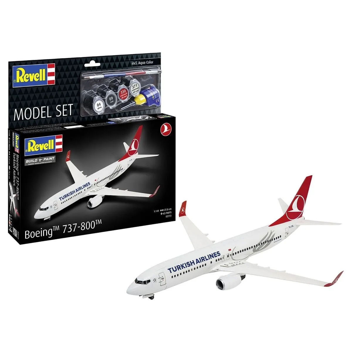 Revell - Turkish Airlines Boeing 737-800 1:144 Maket Kiti