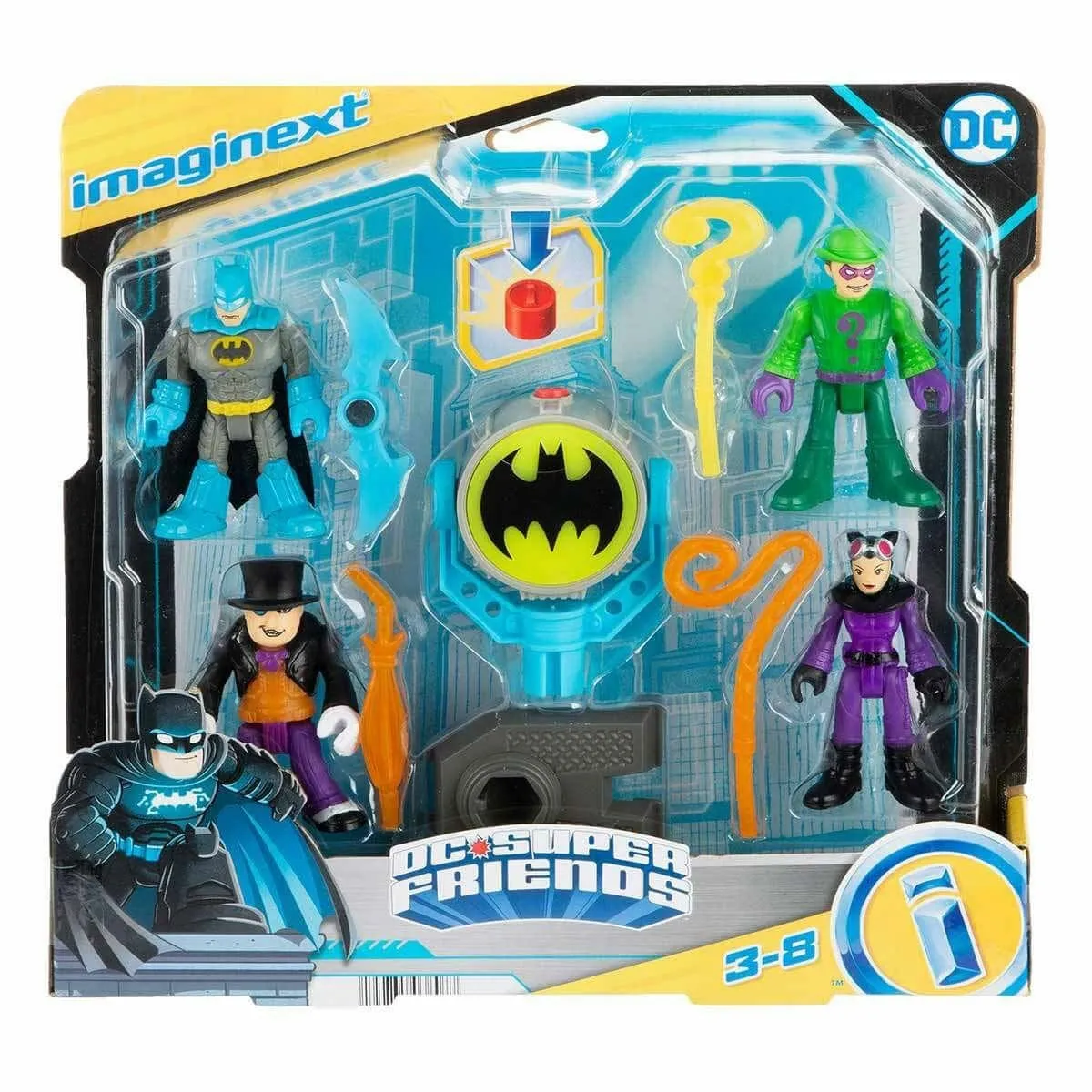 Imaginext, Bat-Tech Bat-Signal Figür Seti, DC Super Friends