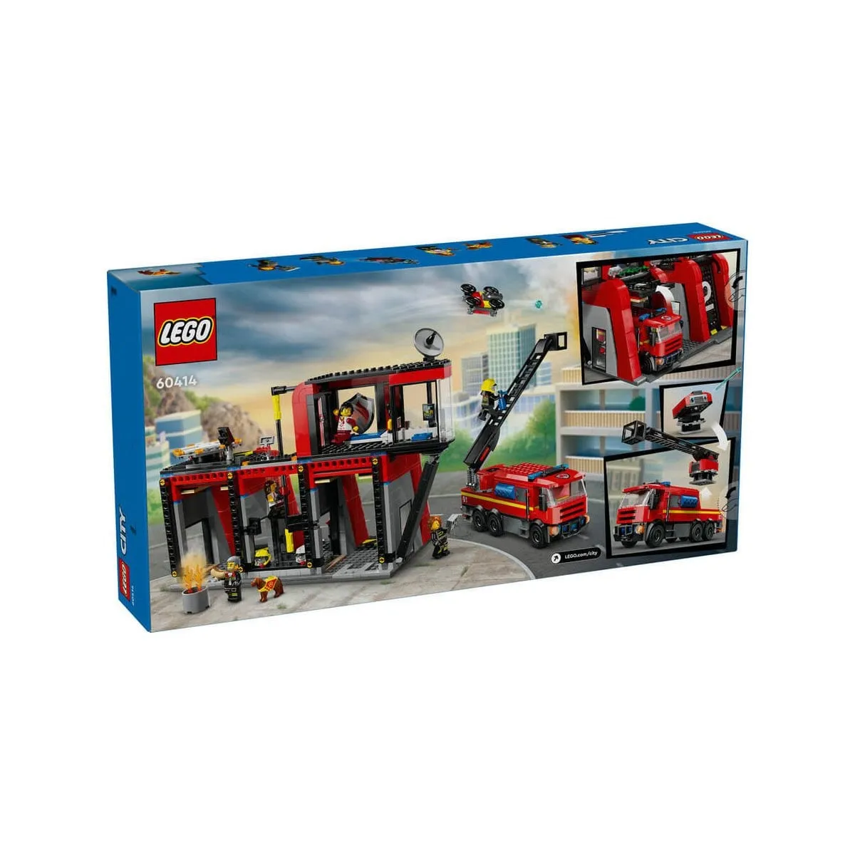 Lego City İtfaiye Kamyon ve İtfaiye Merkezi 843 parça +6 yaş — görsel 6