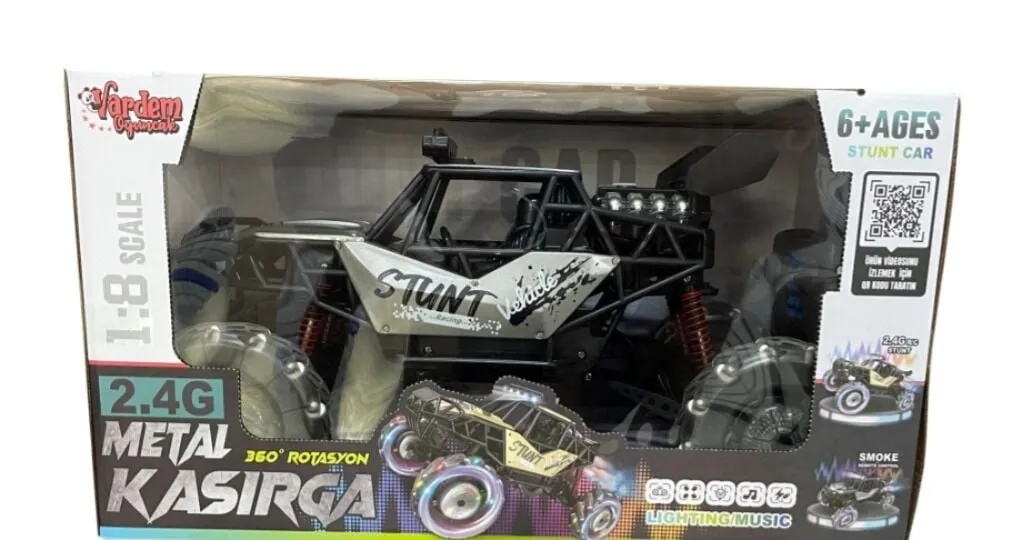 1:8 Off-Road Şarjlı Buharlı Kasırga Metal Uzaktan Kumandalı Araba — görsel 2