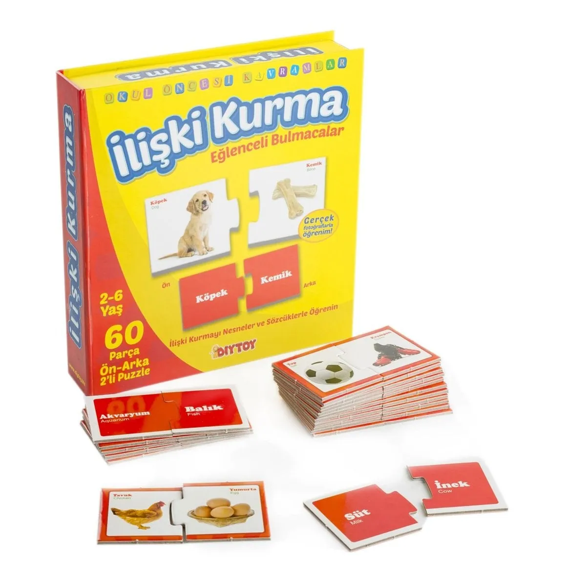 DıyToy, Eğlenceli Bulmacalar - İlişki Kurma / 2-6 yaş